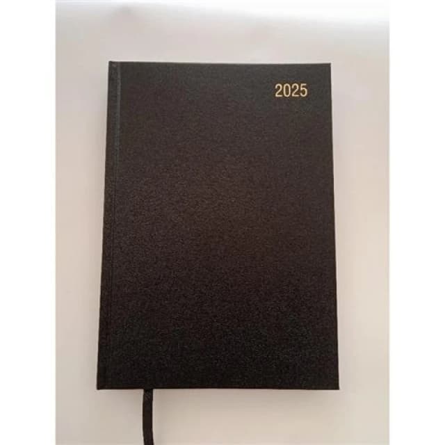 ValueX Diary A4 2 Day Per Page 2023 Black BUSA42 Black