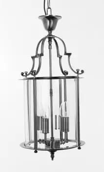 Colchester 4 Light Polished Brass Chain Indoor Lantern