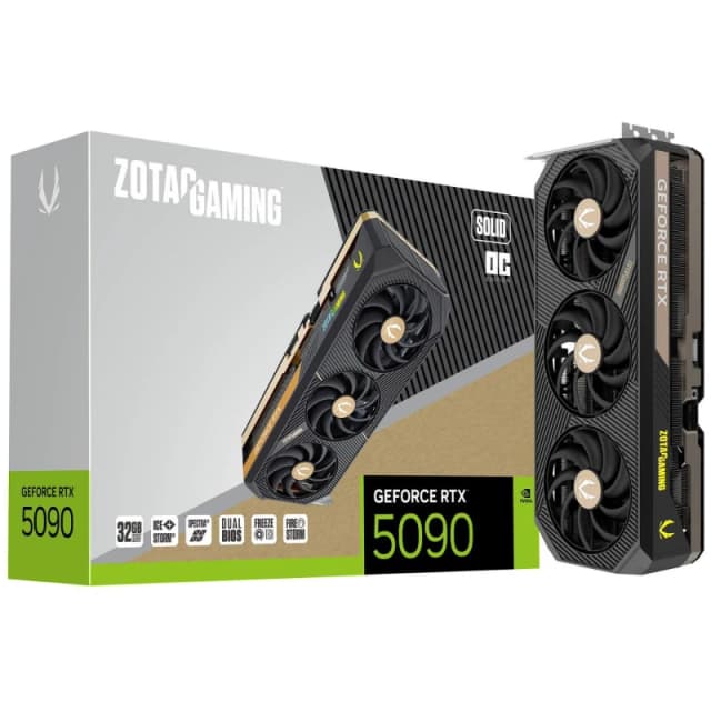 ZOTAC GAMING GeForce RTX 5090 SOLID OC 32GB GDDR7 Graphics Card - ZT-B50900J-10P