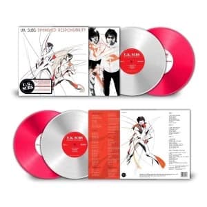 Uk Subs - Diminished Responsibility Neon Magenta Vinyl