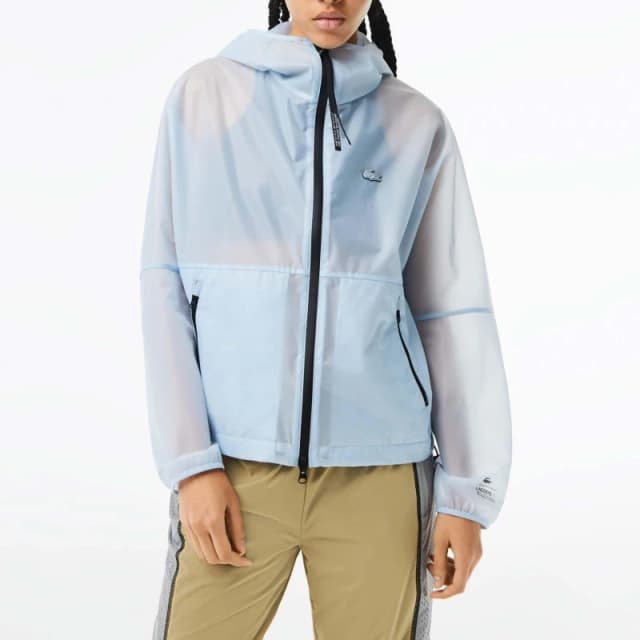 Lacoste Transparent Windbreaker Jacket - Blue Blue 8