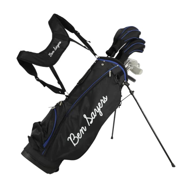 Ben Sayers M8 Package Set - Golf Stand Bag - Black/Blue - Graphite - Right Hand One Colour WI0OE Unisex