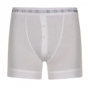 Hugo Boss Logo Band Boxer Briefs White Size L Men