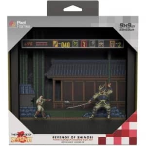 Pixel Frames Shinobi Shadow Box Art