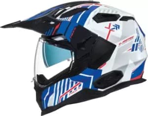 Nexx X.Wed 2 Wild Country Helmet, white-blue Size M white-blue, Size M