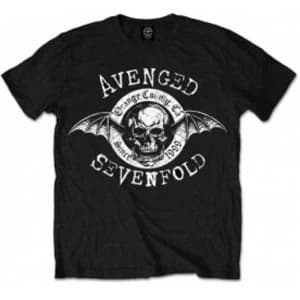 EXCL Avenged Sevenfold Origins Blk T Shirt: Large
