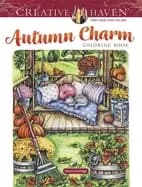 creative haven autumn charm coloring book