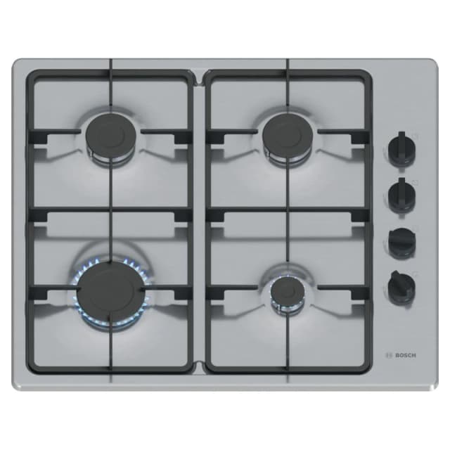 Bosch Series 2 PBP6B5K60 58cm Gas Hob - Stainless Steel