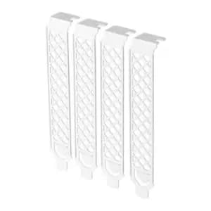 Silverstone SST-Aeroslots2W - PCI Slotblenden 4 Stuck - weiß