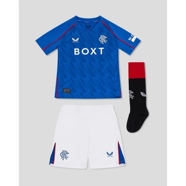 Castore Rangers Home Minikit 2024 2025 Infants - Blue Blue 5 - 6 Years