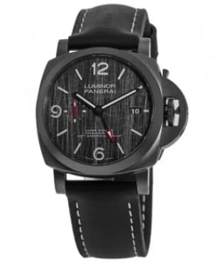 Panerai Luminor Luna Rossa GMT 44mm Automatic Grey Dial Mens Watch PAM01036 PAM01036