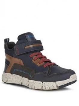 Geox Boys Flexyper Boot - Navy Red
