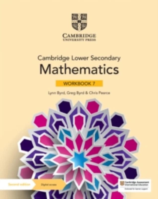 Chris Pearce Cambridge Lower Secondary Mathematics Workbook 7 with Digital Access (1 Year) Book Multi unisex