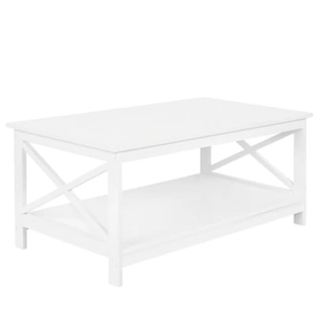 Beliani Cottage Coffee Table Foster White
