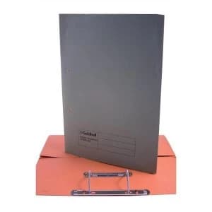 Guildhall Foolscap 315gm2 Manilla Pocket Spiral File Folder Green Pack of 25