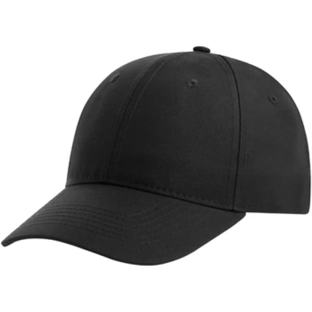 Atlantis Atlantis Men Recy Six Polyester Baseball Cap in Black One Size Male 5063107765512
