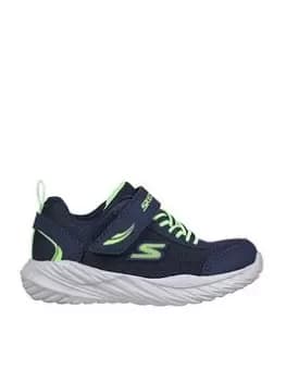 Skechers Toddler Boys Nitro Sprint Trainer, Navy, Size 4 Younger
