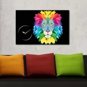 5070CS-83 Multicolor Decorative Canvas Wall Clock