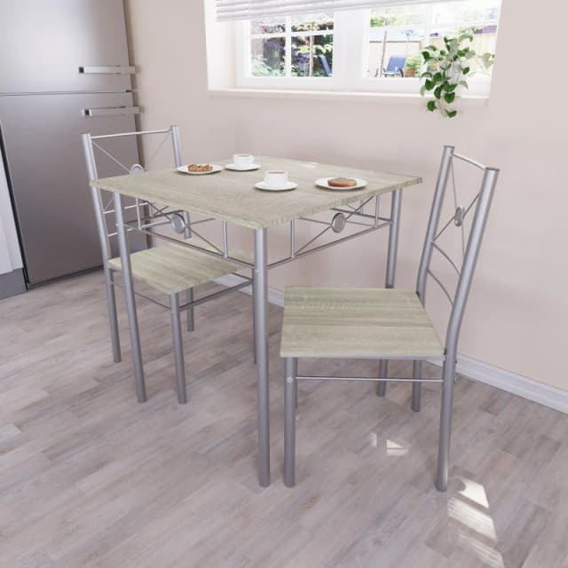 Lassic Vida Designs Roslyn 2 Seater Dining Set Oak unisex 2 Seater