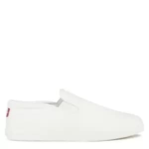 Levis Womens Decon Slip On Sneakers - White