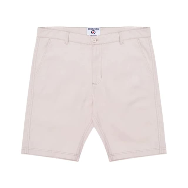 Lambretta Lambretta Men Chino Shorts in Stone Size: 34R Stone 34R Male 5063703656467