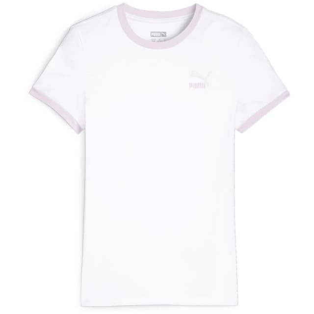 Puma Classics Match Point Logo Tee G T-Shirt Girls - White White S