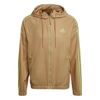 adidas BSC 3-Stripes Wind Jacket Mens - Beige Tone / Beige Tone / Puls