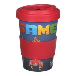 Game Over Reusable Screw Top Bamboo Composite Travel Mug