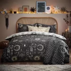 Furn. Constellation King Duvet Cover Set. Cotton Polyester Multi