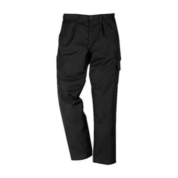 280P154 Icon Mens Black 36R Lightweight Trousers - Fristads Kansas