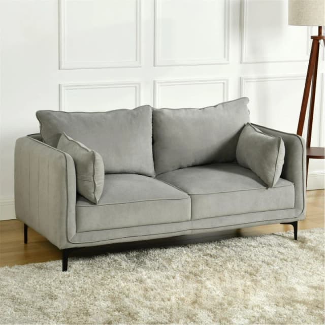 Jack Wills Neptune 2 Seat Sofa Grey unisex One Size