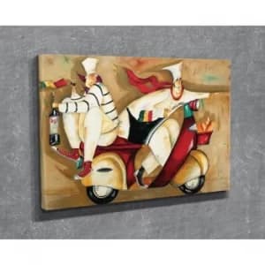 DC128 Multicolor Decorative Canvas Painting