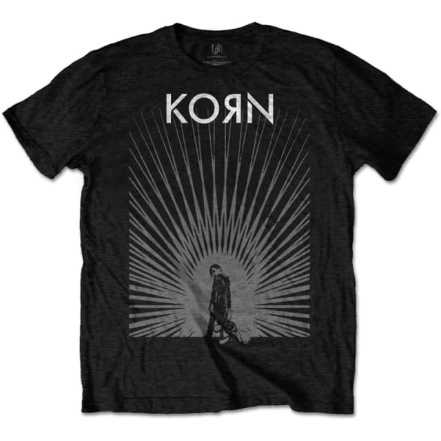 Korn Korn Men Radiate Glow T-Shirt in Black Size: large Black L Male 5063238538917