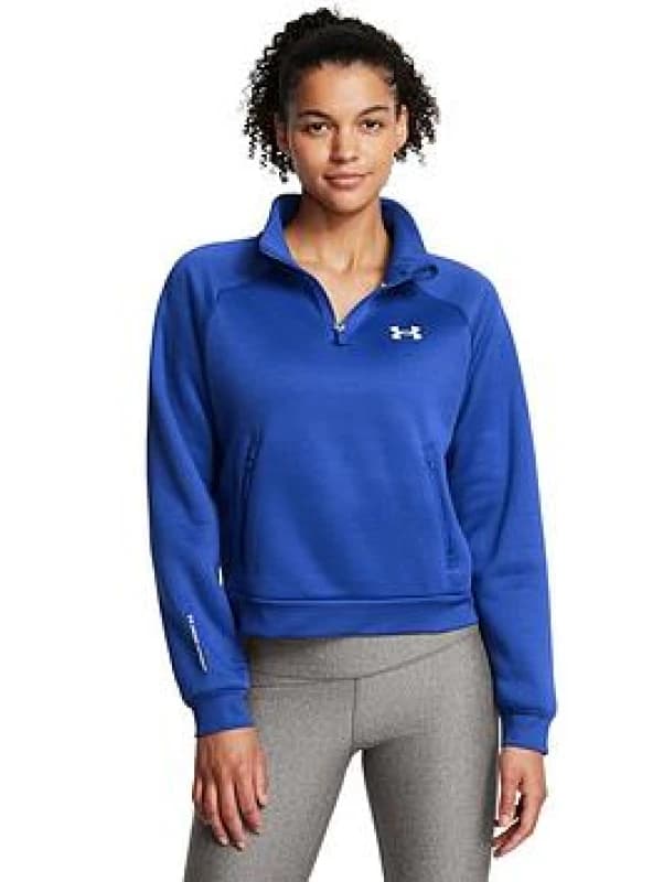 Under Armour Womens Fleece Pro Zip Hoodie Blue female 12 (M)