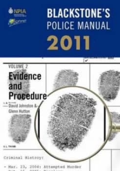 Blackstones Police Manual. Volume 2 Evidence and Procedure 2011 by David Johnston Paperback