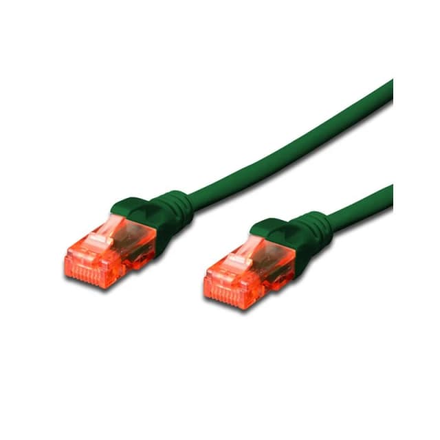 FDL 0.25M CAT.6 UTP LSZH PATCH CABLE - GREEN