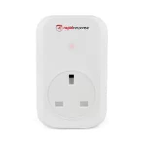 RapidResponse 2x 1Kw Remote Controlled Sockets - White