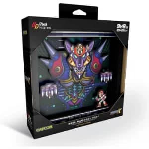 Pixel Frames Mega Man Boss Fight Shadow Box Art