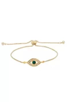 Jon Richard Radiance Collection Gold Plated Evil Eye Toggle Bracelet