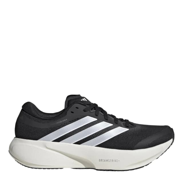 adidas Womens adidas Supernova Rise 3 Road Running Shoes Black/White female 4 (36.7)