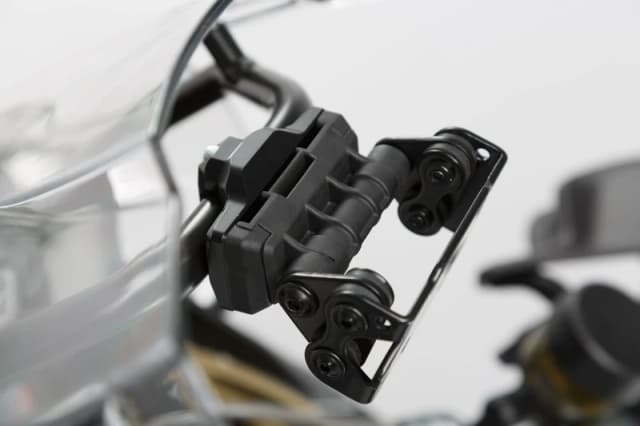 SW-Motech GPS mount for crossbar Ø 13/16mm - Black.