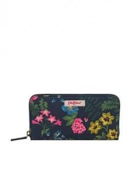 Cath Kidston Twilight Garden Continental Zip Wallet - Navy