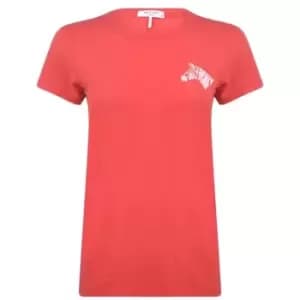 Rag and Bone Small Zebra T Shirt - Red