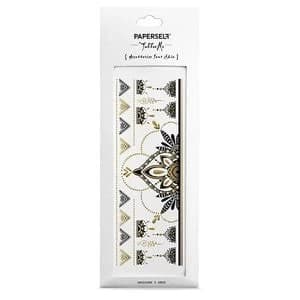 Paperself Temporary Tattoos - Henna Black