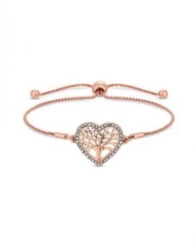 Jon Richard Heart Tree Of Life Bracelet