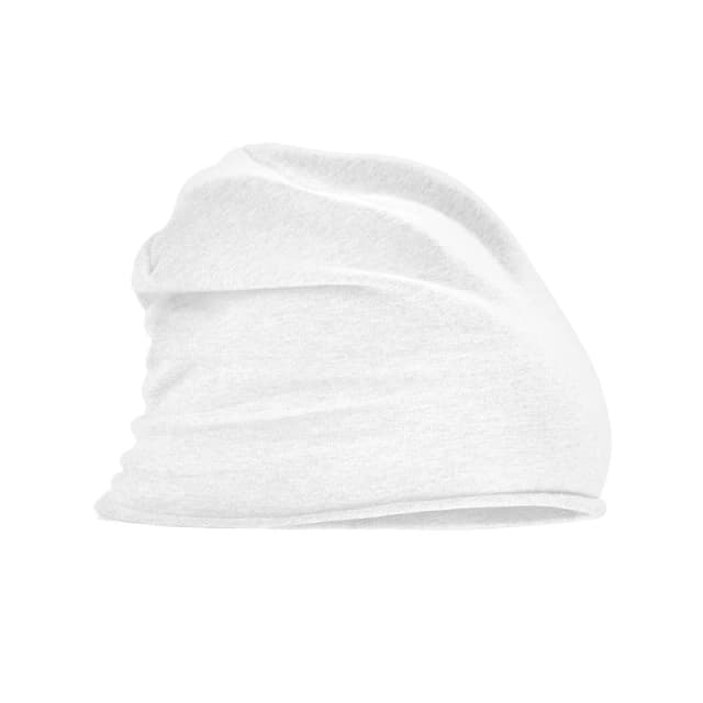 Beechfield Beechfield Men Jersey Beanie in White White One Size Male 5063377394979