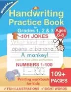 handwriting practice book for kids ages 6 8 printing workbook for grades 1