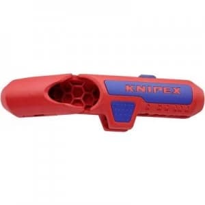 Knipex 16 95 02 SB ErgoStrip Cable stripper Suitable for Round cable, Wet room cables, Data cables, Coaxial cables 4.8 up to 13mm 0.2 up to 4 mm²