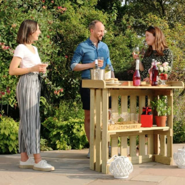 Folding Garden Bar