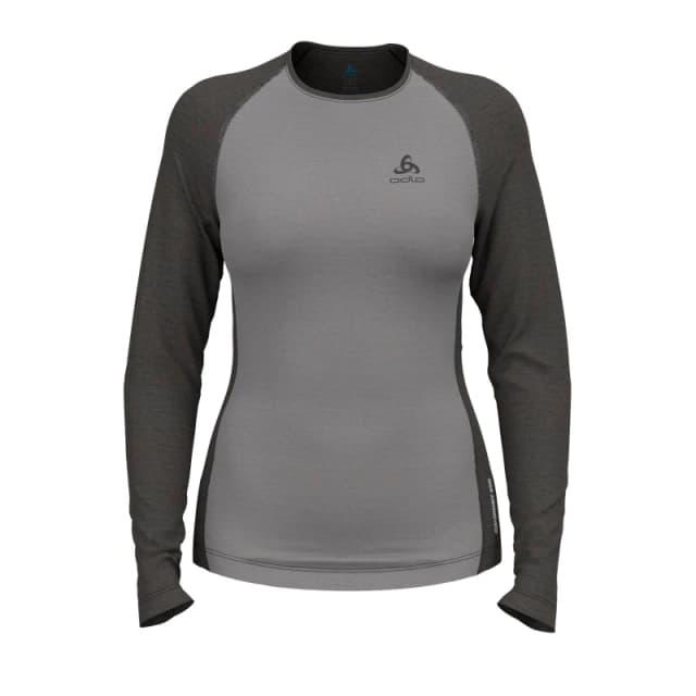 Odlo Womens Natural Baselayer Top Grey female 14 (L)